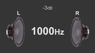 Stereo test tone Left and Right by frequency from 50Hz to 16000Hz [upl. by Boarer]