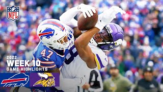 GAME OF THE YEAR Buffalo Bills vs Minnesota Vikings  2022 Week 10 Game Highlights [upl. by Dj]