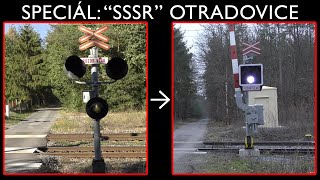 CHRISTMAS SPECIAL Czech railroad crossing SSSR Otradovice 2013  2019 [upl. by Teiluj11]