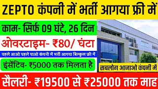 Zepto company jobs  salary 25000k  work pickerpackers zeptoAmazonflipkart lucknow kanpur [upl. by Imyaj]