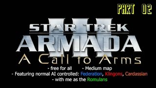 Star Trek Armada III  A Call to Arms  ffa match  part 2 [upl. by Sharron784]