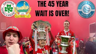 WE DONE IT CLIFTONVILLE VS LINFIELD IRISH CUP FINAL VLOG [upl. by Nikolia]