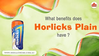 What benefits does Horlicks Plain have  India At Home [upl. by Niarda]