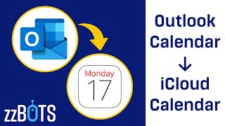 How to Sync Outlook Calendar With Apple iCloud Calendar  zzBots [upl. by Anerol]