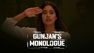 Gunjan’s Powerful Monologue  Gunjan Saxena The Kargil Girl  Janhvi Kapoor  HappyWomensDay [upl. by Idas]