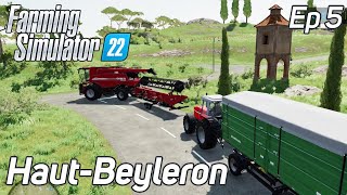 ⭐ Farming Simulator 22 ⭐FS22⭐ HautBeyleron ⭐ Oat Harvesting Selling Stones amp Liming ⭐ Ep 5 [upl. by Bo18]