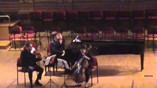 Trio Mythos  Germaine Tailleferre Piano Trio  Moderato [upl. by Htenek]