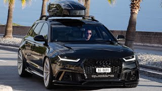 AUDI RS6 C7  Acceleration SOUND I Hard REVS amp Insane Crackles [upl. by Anieral356]