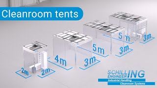 Cleanroom tents  Quick creation of a clean environment [upl. by Roy]