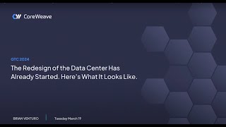 The Redesign of the Data Center  Brian Venturos Talk at GTC 2024 [upl. by Llebasi428]