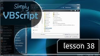 VBScript Basics Part 38  BrowseForFile [upl. by Iggep]