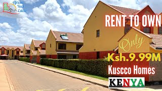 Inside Kuscco Homes Estate The Cheapest RENT TO OWN Homes in Kenya Easy to own  99999 [upl. by Rutherford]