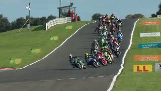 2024 Bennetts British Superbikes Oulton Park  Bridewell crashes out of the opening Showdown race [upl. by Halivah]