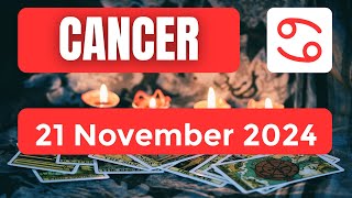 Cancer horoscope  Cancer Horoscope for Today 21 November 2024 [upl. by Sremmus]