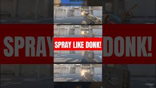 Spray like Donk in 60 Seconds shorts cs2 counterstrike [upl. by Mcnelly]