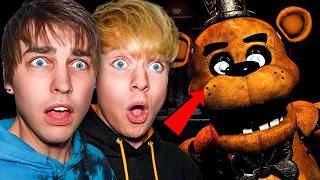 Our First Time Playing Five Nights at Freddys [upl. by Drofnas]