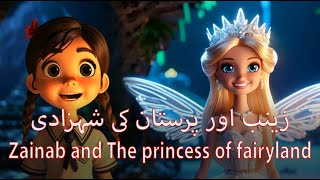 Zainab and princess Fairyland Urdu Hindi Animated story for kids [upl. by Sunny]