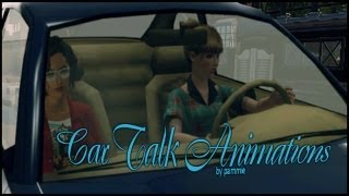 The Sims 3 Animations  CAR ANIMATIONS TALKING [upl. by Hannavas299]