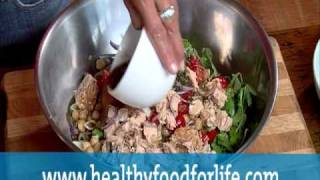 Diabetes Salmon Pasta Salad [upl. by Forrester173]