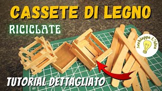 Cassetta di legno 🐒 tutorial presepe fai da te [upl. by Amocat]