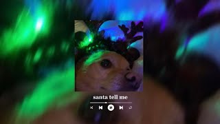 Ariana Grande  santa tell me speed up [upl. by Ryann664]