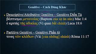 Thuộc cách  Genitive App1 [upl. by Zerla]