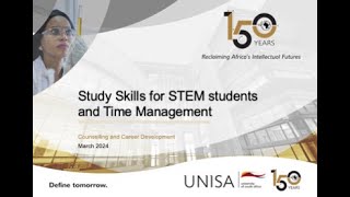 Study skills for STEM students and time management [upl. by Sachi]