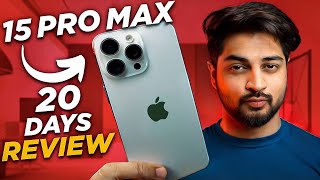 iPhone 15 Pro Max MY HONEST Review After 20 Days  Not For Everyone  Mohit Balani [upl. by Nylzor]