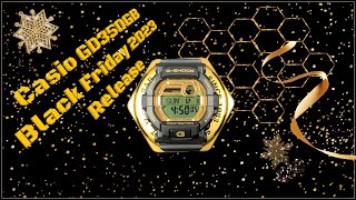 Casio GShock GD350GB 10th Anniversary Black Friday Release Unboxing [upl. by Udenihc]