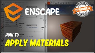 Enscape How To Apply Materials [upl. by Leuas]