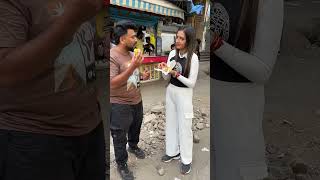 VIRAL VADAPAV GIRL Ke Saath VADAPAV CHALLENGE😍CHANDRIKA hui SHOCK😱 shorts foodie eating [upl. by Nannah]