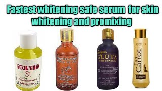 EXTRA STRONG WHITENING SERUMS TO BOOST THE LIGHTENING EFFECT OF YOUR LOTION  BEST PROMIXING SERUMS [upl. by Ecreip]