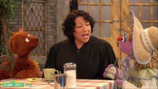 Sesame Street Sonia Sotomayor quotThe Justice Hears a Casequot [upl. by Hermia425]