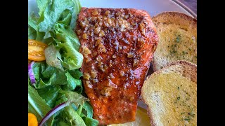 Traeger Grilled Salmon with Honey Garlic Glaze [upl. by Rozella748]