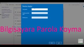Windows 10 Bilgisayara Şifre Parola Koyma  Parola Nasıl Bırakılır amp Kullanıcı adı değiştirme [upl. by Attekal]