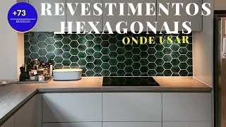 Revestimento Hexagonal Como Usar Essa Tendência de Decoração [upl. by Van]