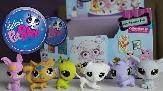 Littlest Pet Shop Paint Splashin Pets Blind Bags B2cutecupcakes [upl. by Narud]