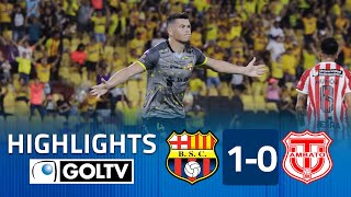 Barcelona SC 1  0 Técnico Universitario  GOLES  Liga Pro Ecuador [upl. by Idet751]