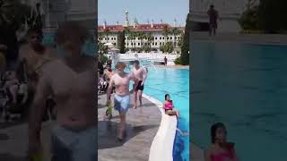 Just another day at the pool of Swandor Topkapi Palace hotel Lara Beach Antalya Turkey [upl. by Vivie676]