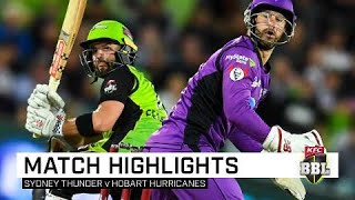 Sydney Thunder beat Hobart Hurricanes but miss finals  KFC BBL08 [upl. by Eneg340]