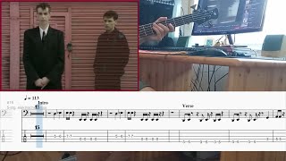 West End Girl  Pet Shop Boys Bass Cover with Tabs [upl. by Alisia]