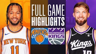 KNICKS at KINGS  FULL GAME HIGHLIGHTS  March 16 2024 [upl. by Jun]