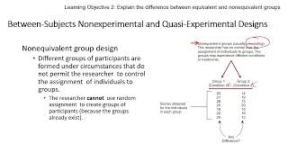 Nonexperimental and Quasi Experimental Strategies [upl. by Corel816]