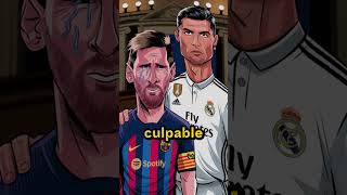 UN DÍA MESSI LLEGÓ CON LA CAMISETA LLENA DE SANGRE cr7shorts messishorts [upl. by Cogswell]