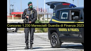 Concorso 1230 Allievi Marescialli Guardia di Finanza 2023 [upl. by Berton740]