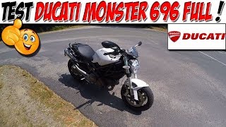 Moto Vlog 138  TEST DUCATI MONSTER 696 FULL  Toujours un bonheur à conduire [upl. by Monroe]