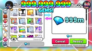 💎 999999999 GEMS┃Trading Montage 12  Pet Simulator 99 [upl. by Elli]