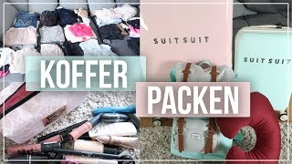 KOFFER PACKEN  Ich packe meinen Koffer für 1 JAHR USA  au pair vlog 15 [upl. by Mundford]