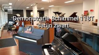 SCHIMMEL 118T demo 2 Prima Piano Deventer [upl. by Norrat]