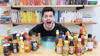 50 SALSAS PICANTES mezcladas en 1 y se las pongo a un burrito JAJAJ  Benshorts [upl. by Nnayrrehs379]